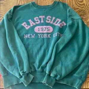Teal Eastside New York City Sweatshirt